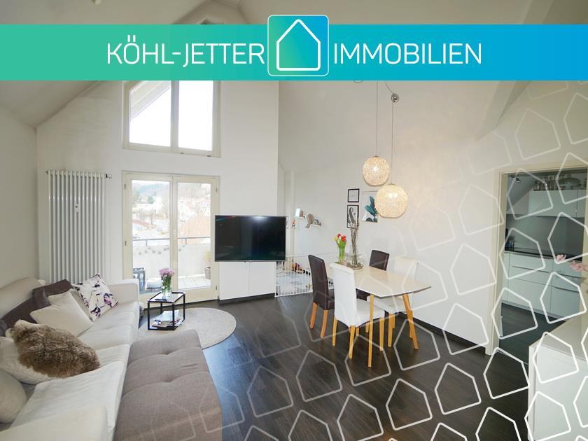 Moderne, renovierte 2,5 Zi.- Studiowohnung in sonniger Lage von Albstadt-Truchtelfingen! - Wohn-/Essbereich