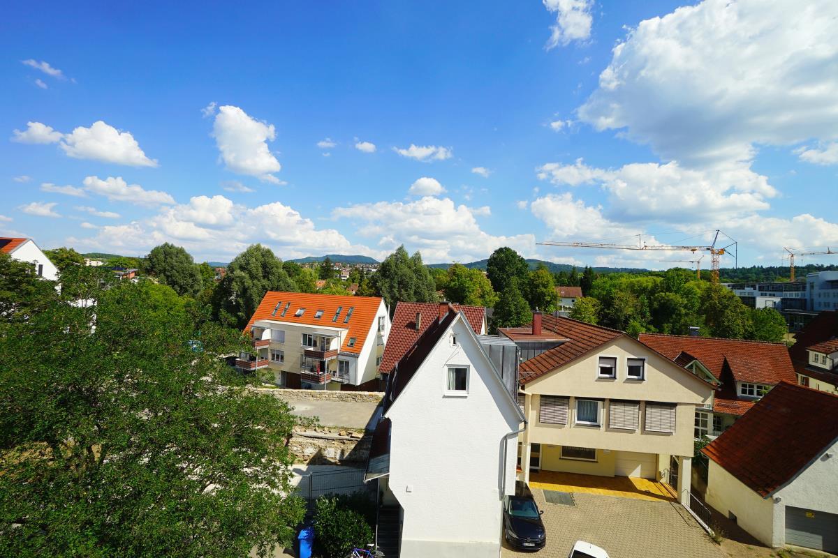 Stilvolle Stadtwohnung mit zwei Balkonen in ruhiger Innenstadtlage von Balingen! - Ausblick