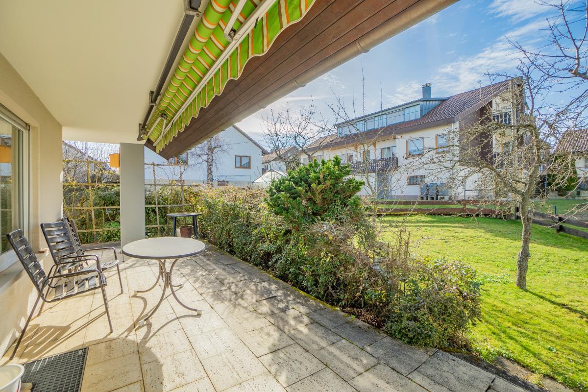 Traumhaftes, sonniges Einfamilienhaus in ruhiger, beliebter Wohnlage von Balingen-Frommern! - Terrassenbereich