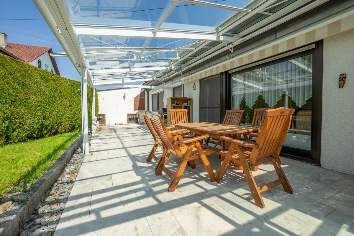 Traumhaftes, sonniges Einfamilienhaus in Top-Wohnlage von Balingen-Heselwangen! - Terrassenbereich