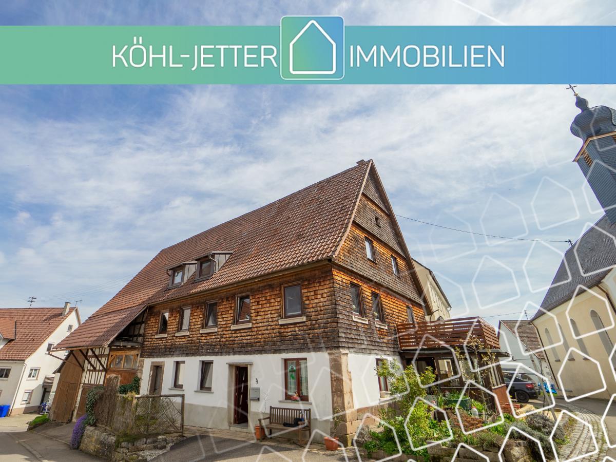Solides Einfamilienhaus mit Einliegerwohnung in zentraler Lage von Haigerloch-Bittelbronn! - Außenansicht