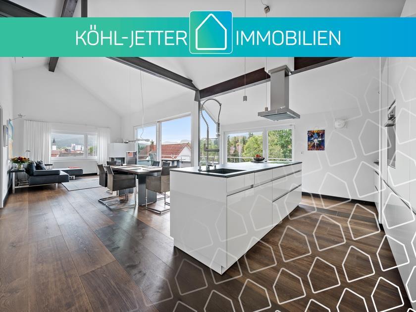 Exklu­sive, moderne Penthouse-Wohnung mit beein­dru­ckender Raumhöhe in Balingen-Frommern!, 72336 Balingen-Frommern, Etagenwohnung