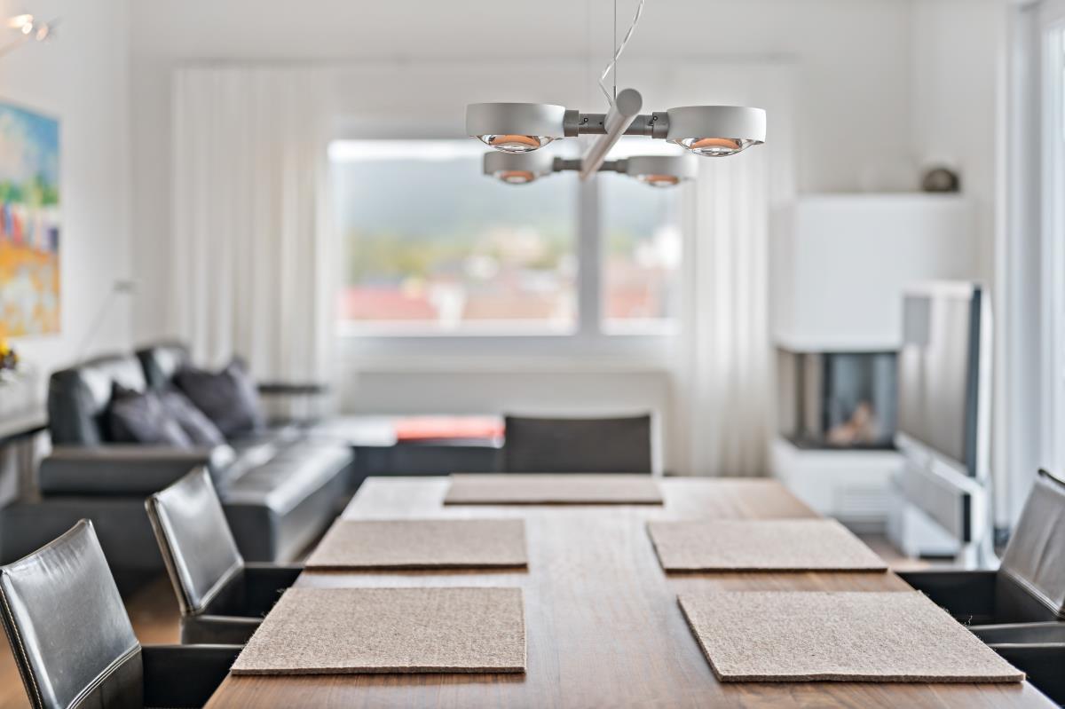 Exklusive, moderne Penthouse-Wohnung mit beeindruckender Raumhöhe in Balingen-Frommern! - Essbereich