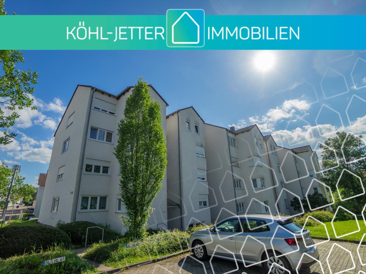 Sonnige 3 Zimmer-Wohnung mit zwei PKW-Stpl. in zentrums­naher Lage von Balingen!, 72336 Balingen, Etagenwohnung