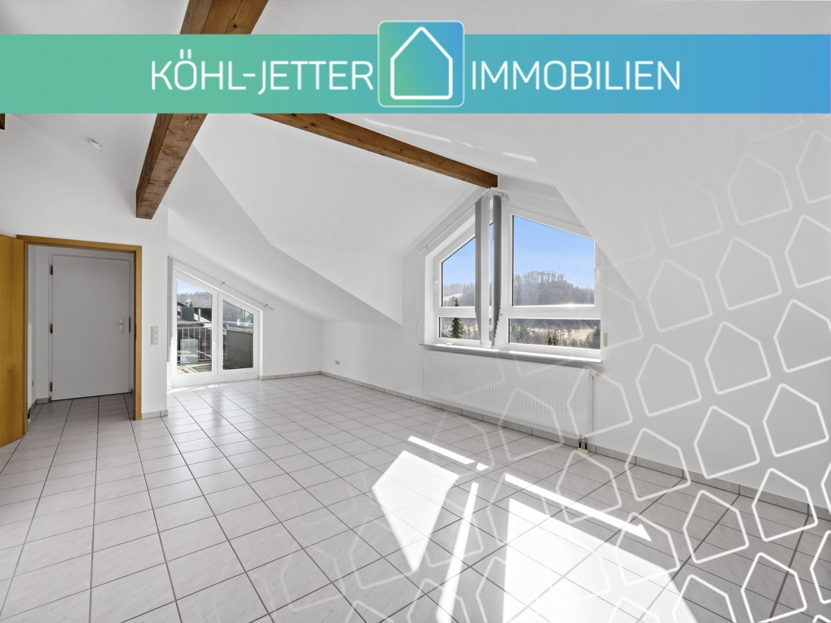 Licht­durch­flu­tete 2 Zi.-Whg. mit Garage in Aussichts­lage von Albstadt-Tailfingen!, 72461 Albstadt, Etagenwohnung