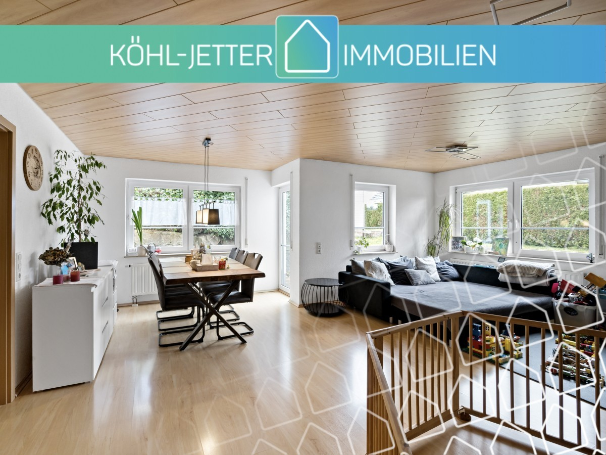 Gepflegte 3,5 Zi.-Whg. mit Garten­an­teil in ruhiger Wohnlage von Geislingen!, 72351 Geislingen, Etagenwohnung