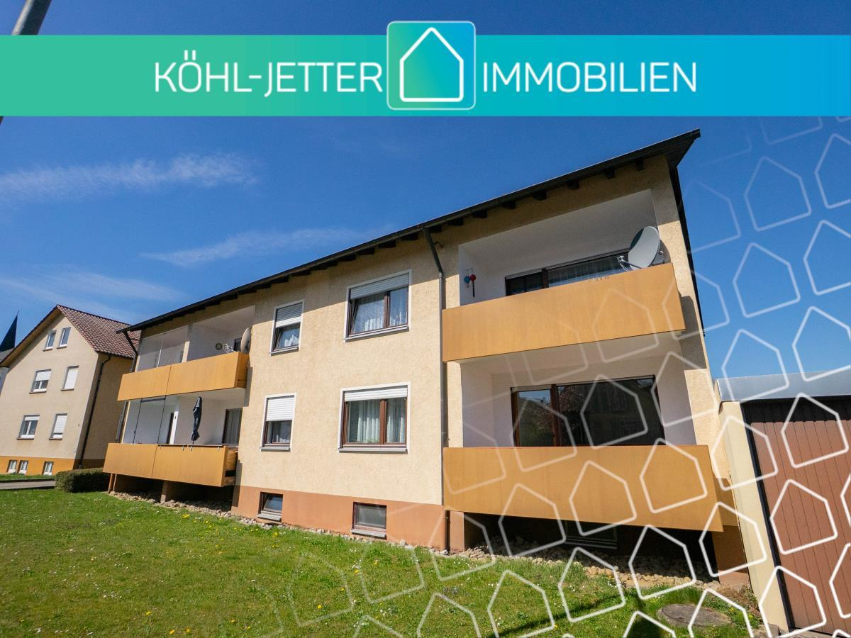 Helle 2‑Zi.-Whg. mit Balkon in zentraler Lage von Balingen-Frommern!, 72336 Balingen-Frommern, Etagenwohnung